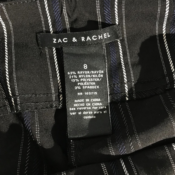 Zac & Rachel Ultimate Fit Pull-on Slacks Sz 8 - Picture 6 of 7